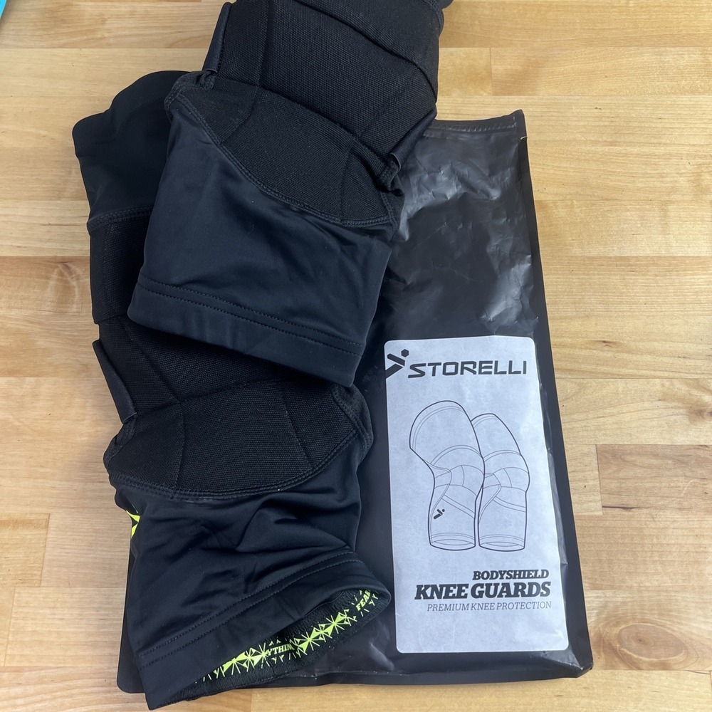 Storelli BodyShield Knee Guards Impact Protection Sweat-Wicking Medium 5'9"-6'2"